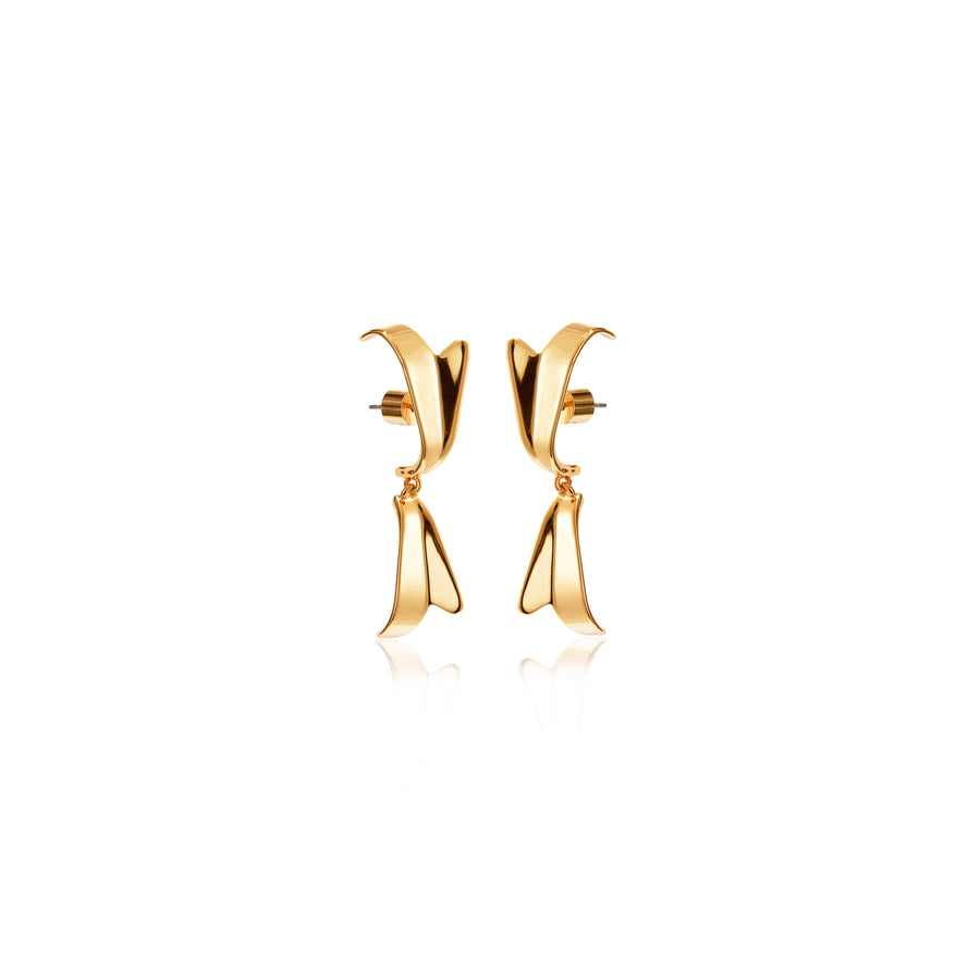 Jenny Bird Gold 'Vantage' Drop Earrings