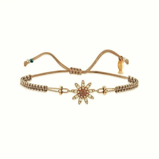 Kurshuni Gold April Daisy Bracelet