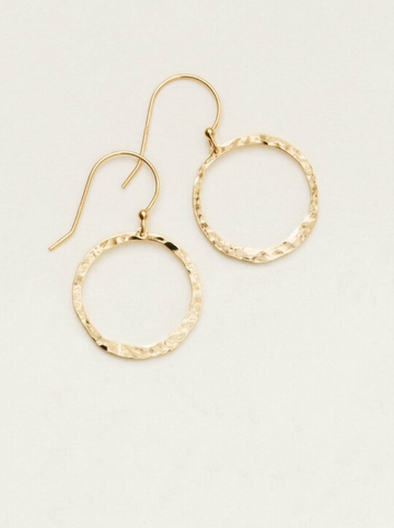 Holly Yashi Gold Connie Petite Hoop Earrings