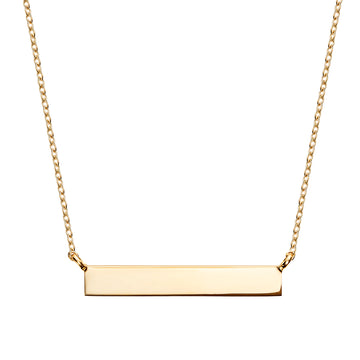 Birks 18K YG Horizontal Bar Necklace