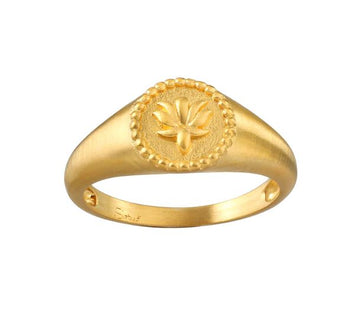 Satya Lotus Dot Ring Size 7