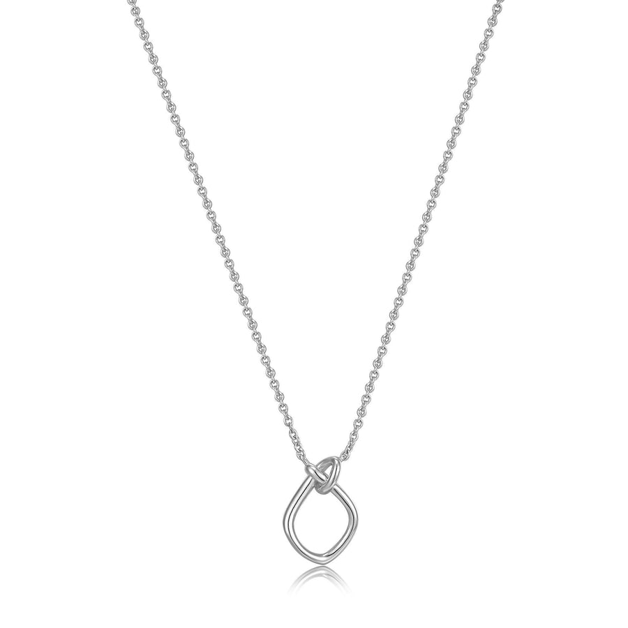 Ania Haie Silver Knot Pendant Necklace