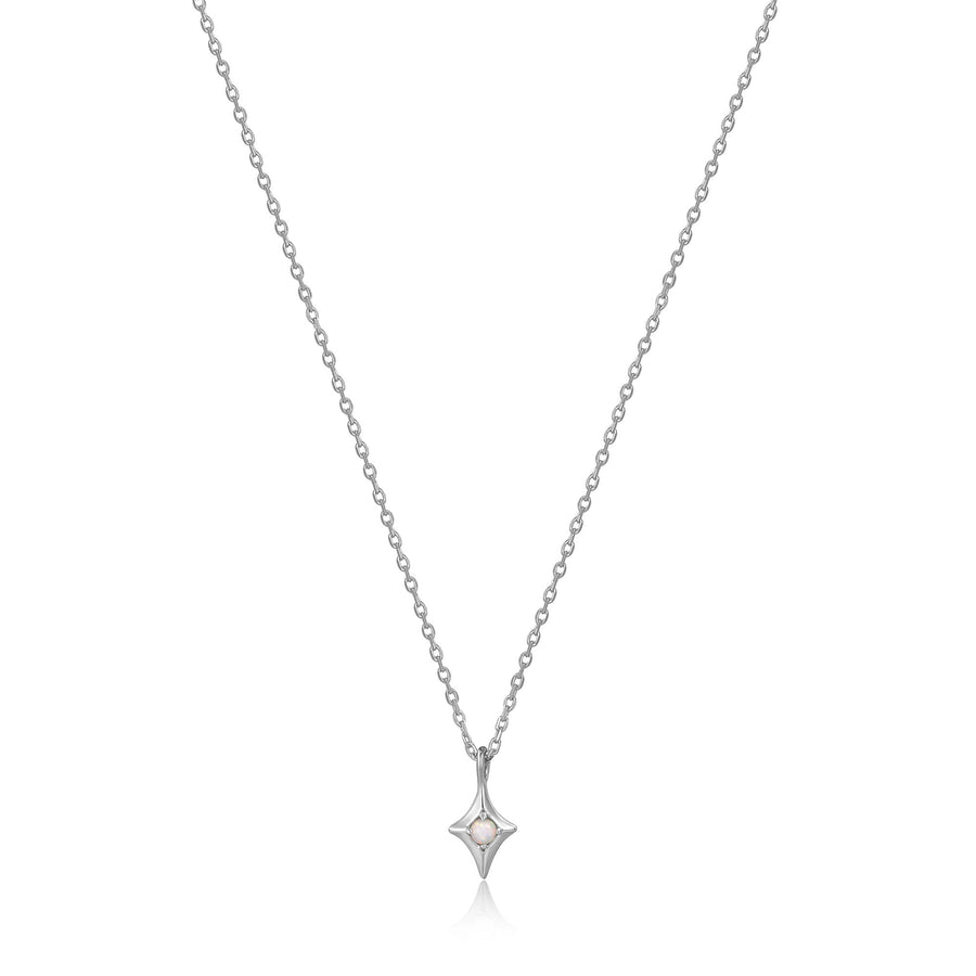 Ania Haie Silver Star Kyoto Opal Pendant Necklace