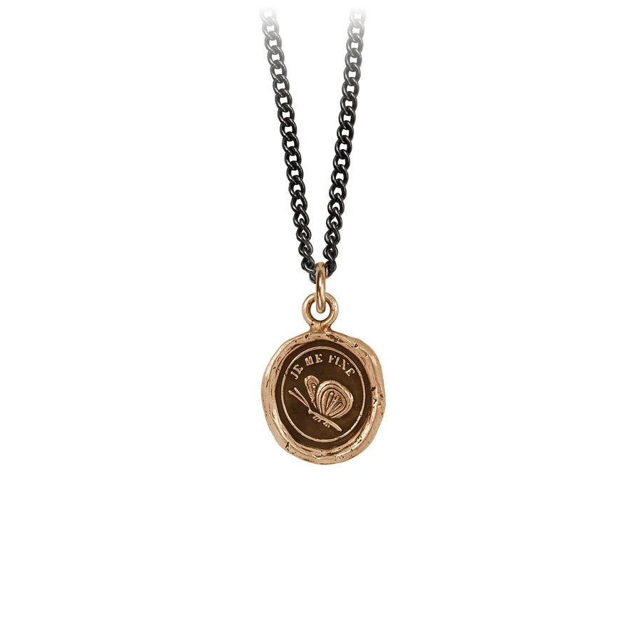 Pyrrha Bronze 'Determination' Necklace