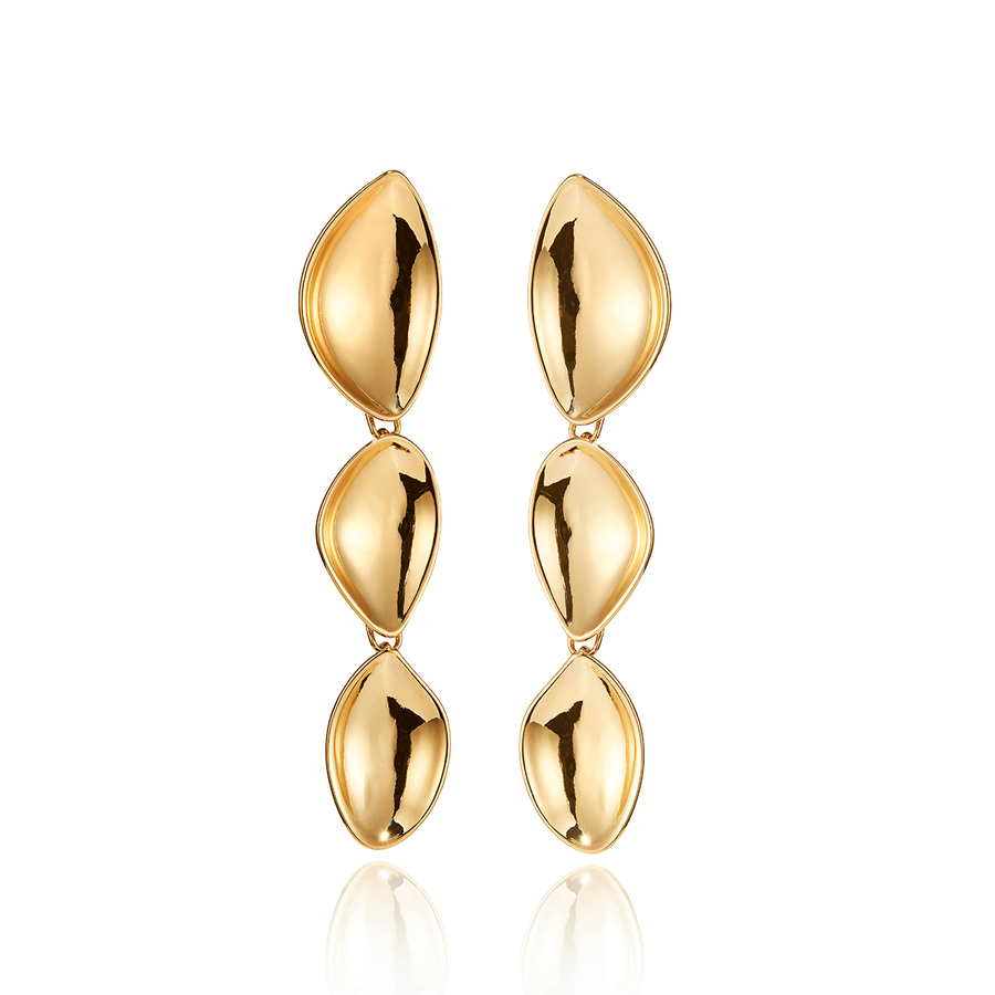 Jenny Bird Gold 'Cordo' Drop Earrings