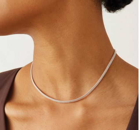 Jenny Bird Silver 'Maren' Choker Necklace