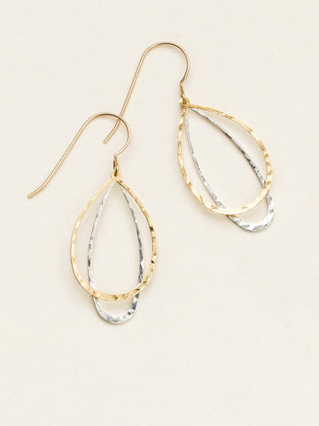 Holly Yashi Gold and Silver 'In the Loop' Earrings