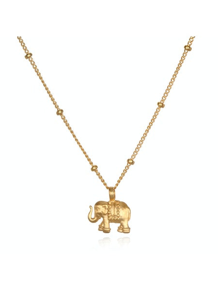 Satya Gold Elephant Pendant Necklace