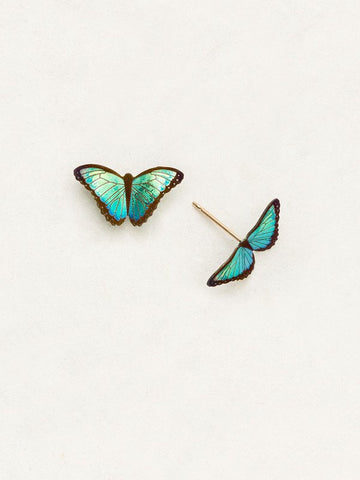 Holly Yashi Green Flash Petite 'Bella' Butterfly Studs