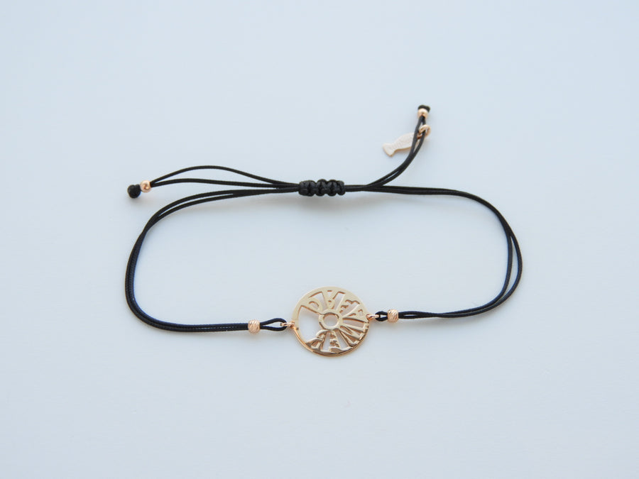 Kurshuni Rose Gold Dreamer String Bracelet