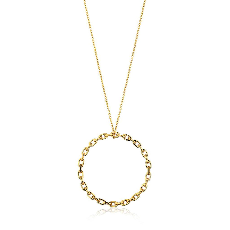 Ania Haie Gold Chain Circle Pendant