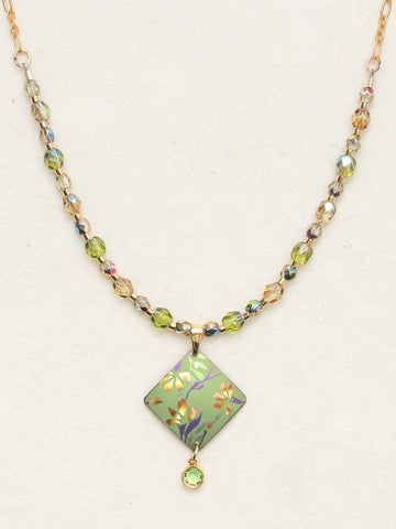 Holly Yashi Green 'Garden Sonnet' Bead Necklace