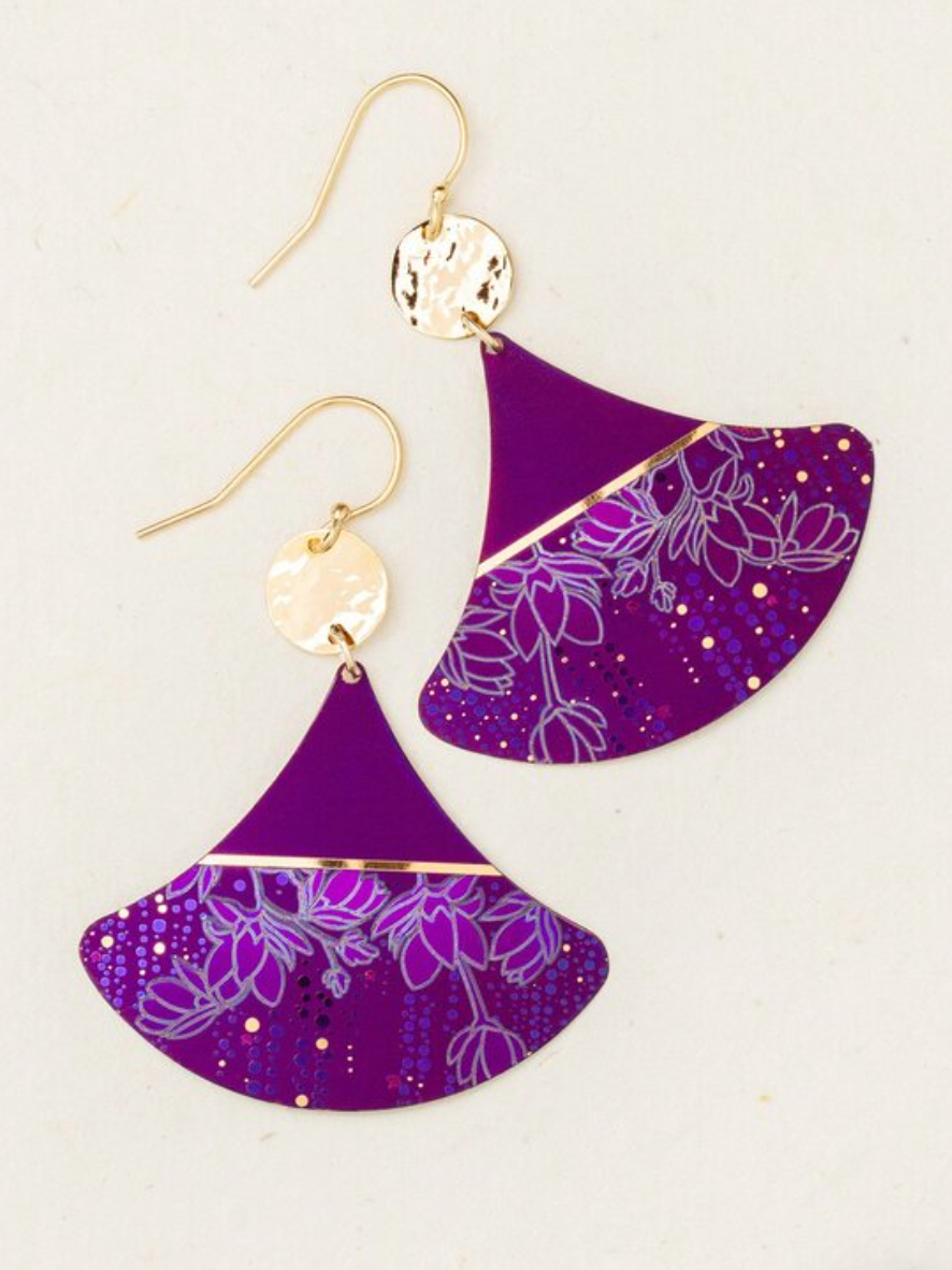 Holly Yashi Purple Delia Earrings