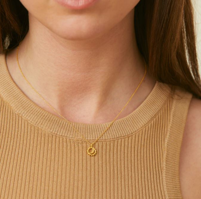 Dogeared Gold 'Let Your Bright Light Shine' Necklace