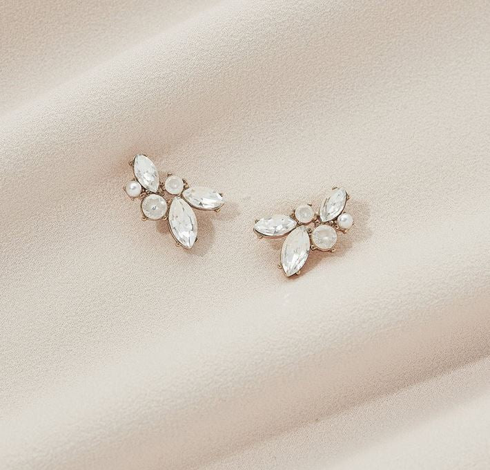 Olive and Piper Gold Diana Studs