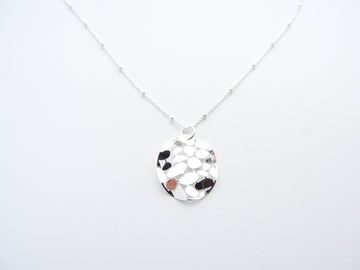 Marseille Silver Mosaic Necklace