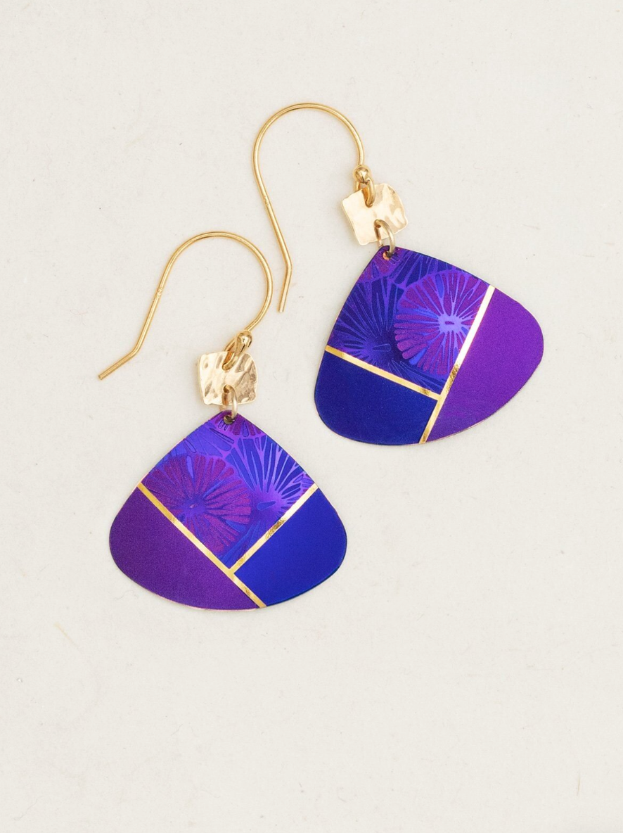 Holly Yashi Purple Rowan Earrings