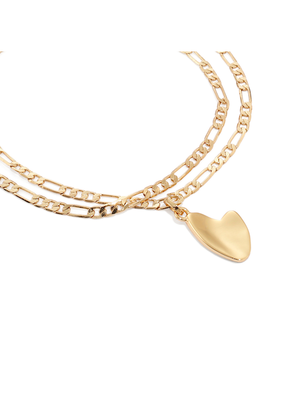 Jenny Bird Gold Layla Heart Wrap Bracelet