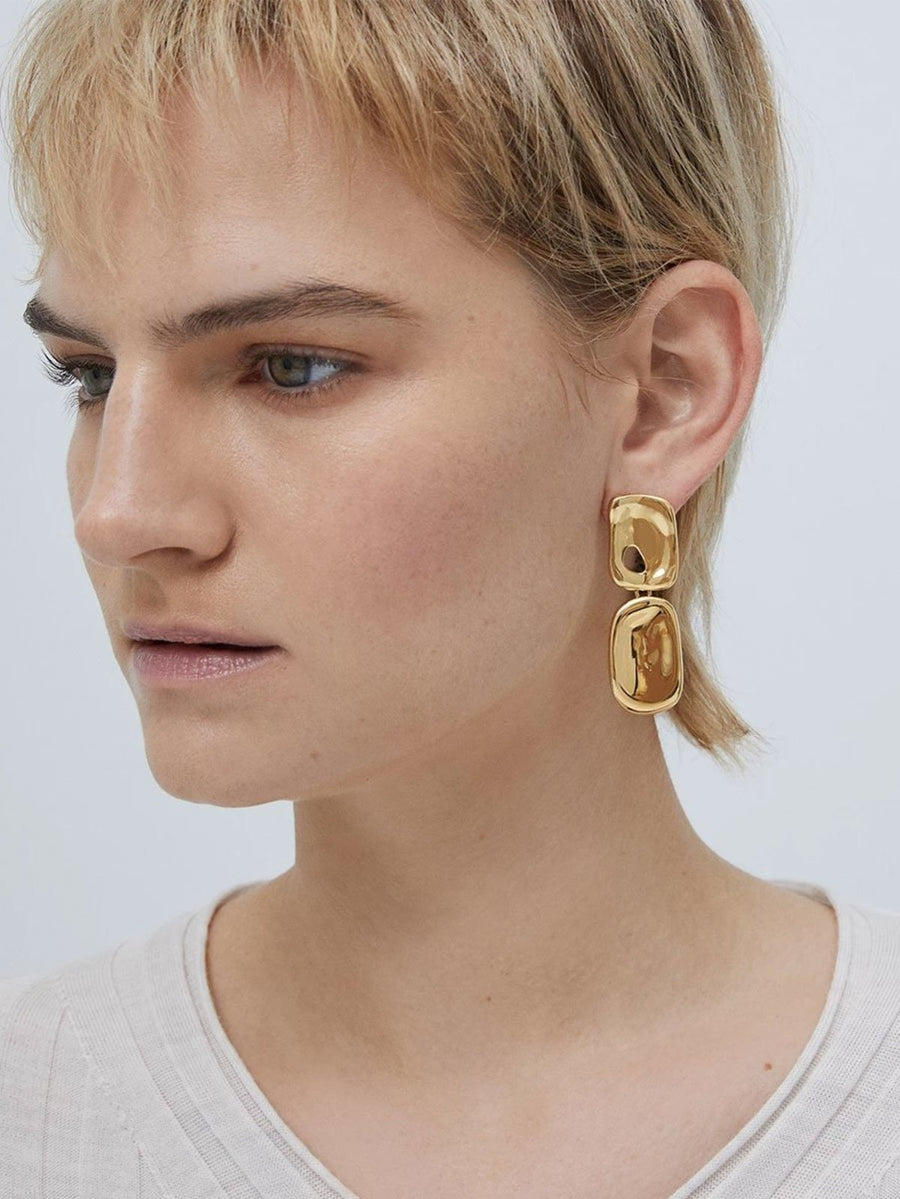 Jenny Bird Gold Drop Hera Earring