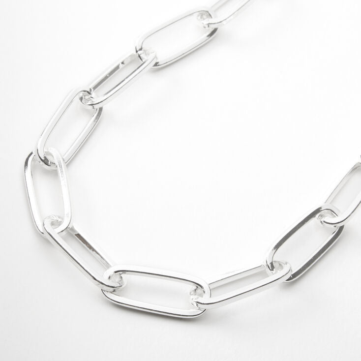 Marseille Sterling Paperclip Style Chain