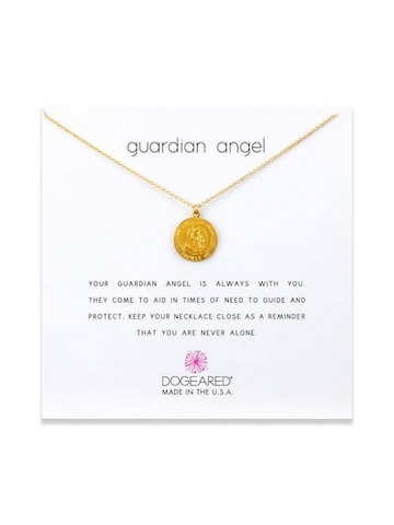 Dogeared Gold Saint Christopher Necklace