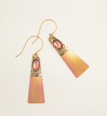 Holly Yashi Peach Regalia Earrings