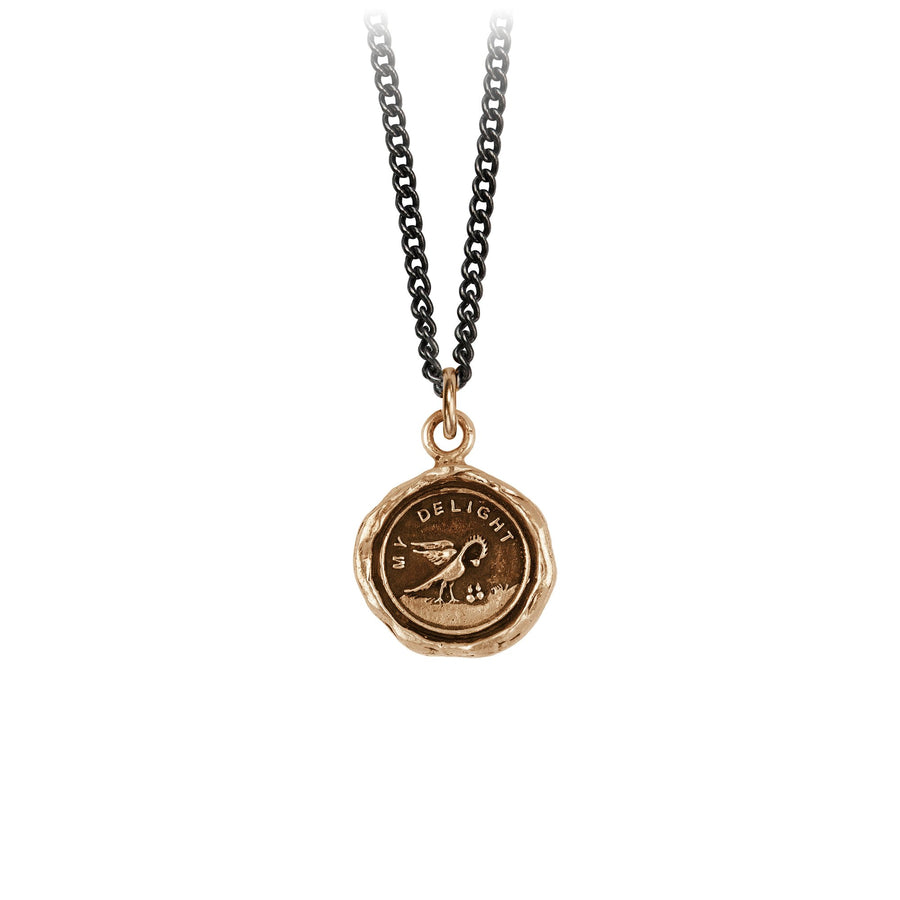 Pyrrha Bronze 'My Delight' Necklace