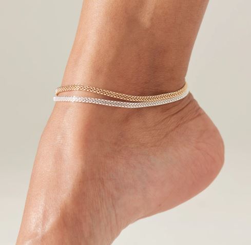 Jenny Bird Silver 'Maren' Anklet