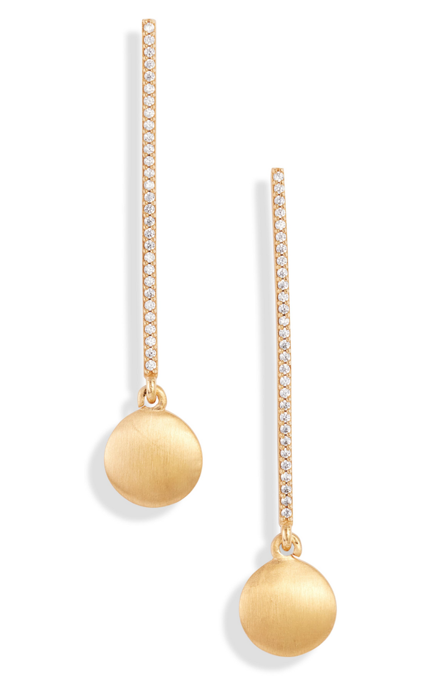 Dean Davidson Gold Core Pendulum Drop Earrings