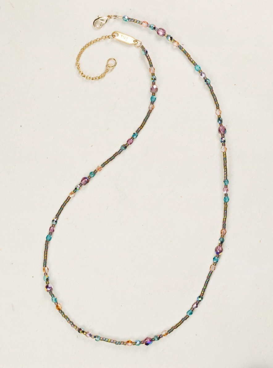 Holly Yashi Sonoma Multi Colour Glass Bead Necklace