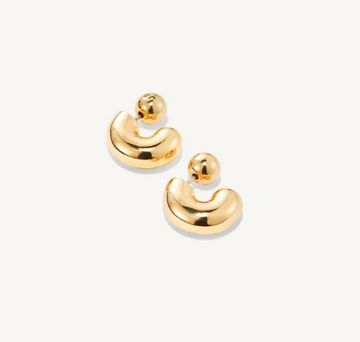 Jenny Bird Gold Small Tome Hoops