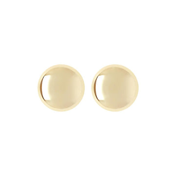 Bronzallure Purezza Golden Button Earrings