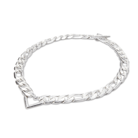 Jenny Birs Silver 'Vera' Chain Necklace