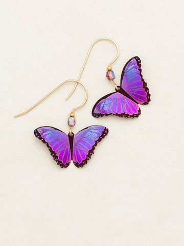 Holly Yashi Ultraviolet Bindi Butterfly Earrings