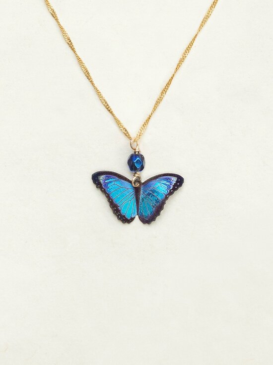 Holly Yashi Blue Radiance Bella Butterfly Necklace