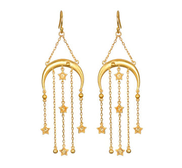 Satya Star Citrine Earring