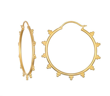 Satya 39mm Dot Hoops