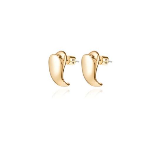 Jenny Bird Gold Studio Curl Earrings