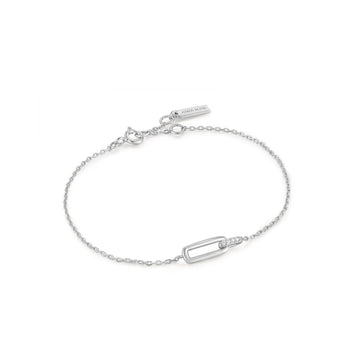 Ania Haie Silver Glam Interlock Bracelet