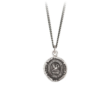 Pyrrha Silver 'Selflessness' Necklace