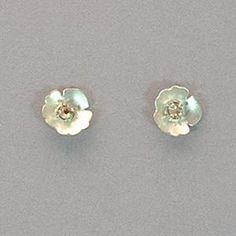 Holly Yashi Silver Viola Post Earrings
