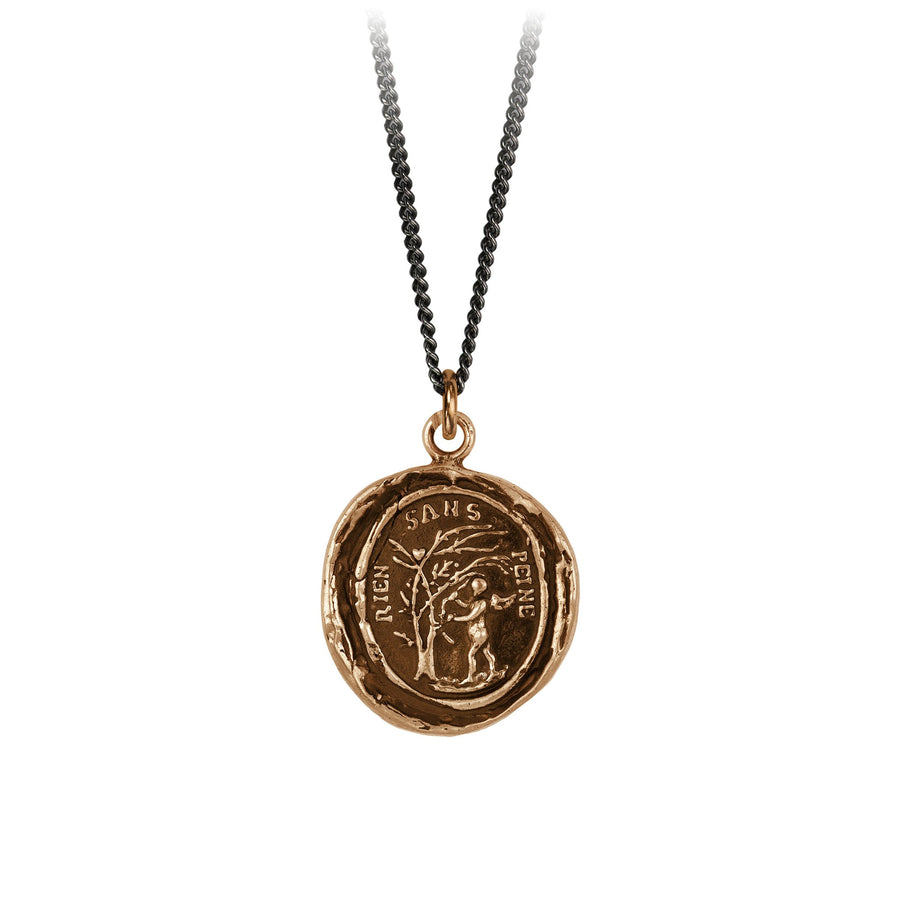 Pyrrha Bronze 'Challenge' Necklace
