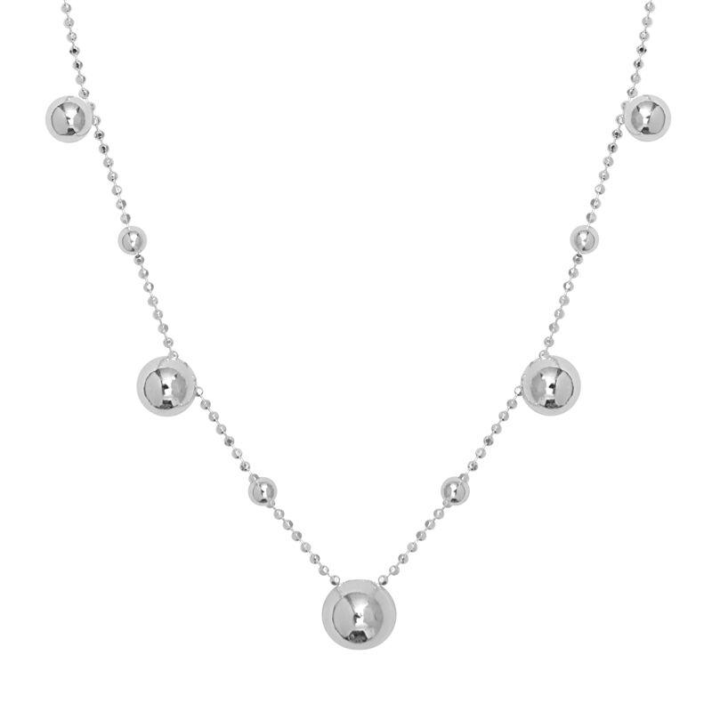 Marseille Sterlingball Charms Necklace