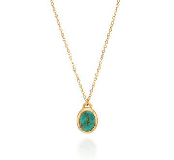 Anna Beck Medium Drop Turquoise Necklace