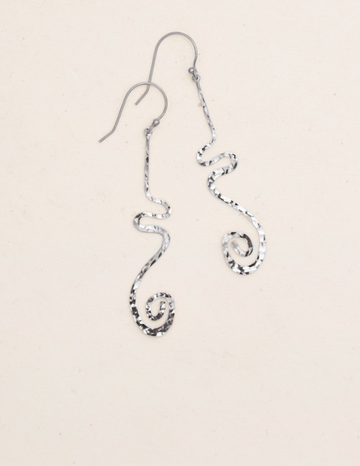 Holly Yashi Wandering Journey Earrings in Silver