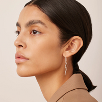 Pearl Threader Earrings - Abrielle, Ana Luisa