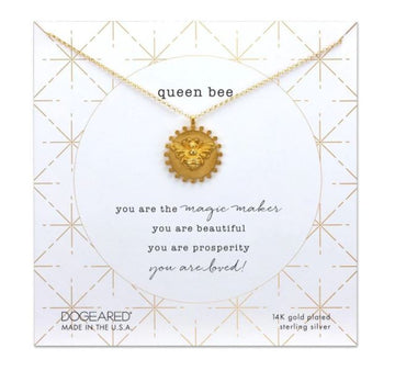 Dogeared Gold 'Queen Bee' Necklace