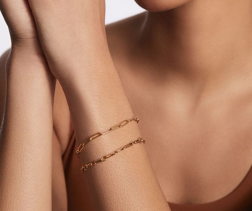 Anna Beck Gold Paperclip Link Chain Bracelet