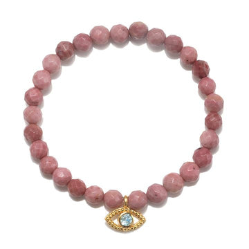 Satya Gold Rhodonite Eye Stretch Bracelet