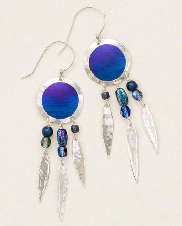 Holly Yashi Silver Indigo Ibiza Drop Earrings